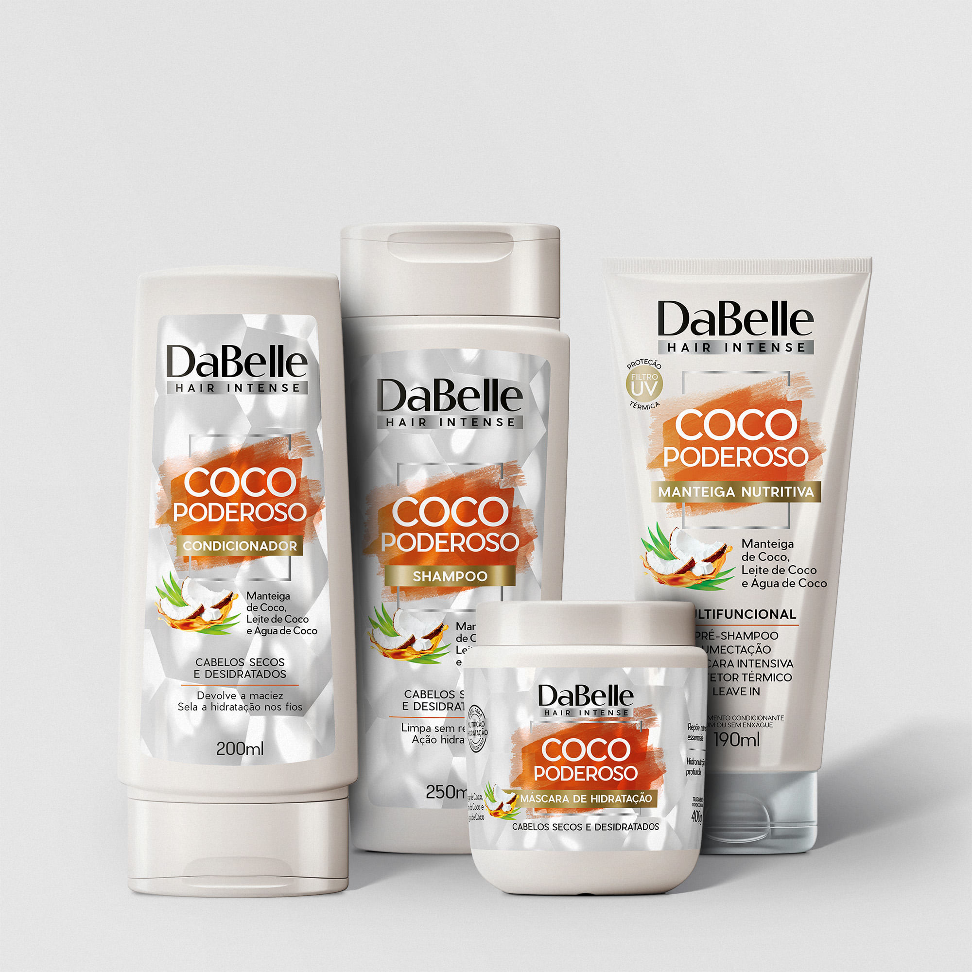 Kits-coco-poderoso-DaBelle----shampoo-250ml---condicionador-200ml---desfrisante---mascara-400g--4-produtos--