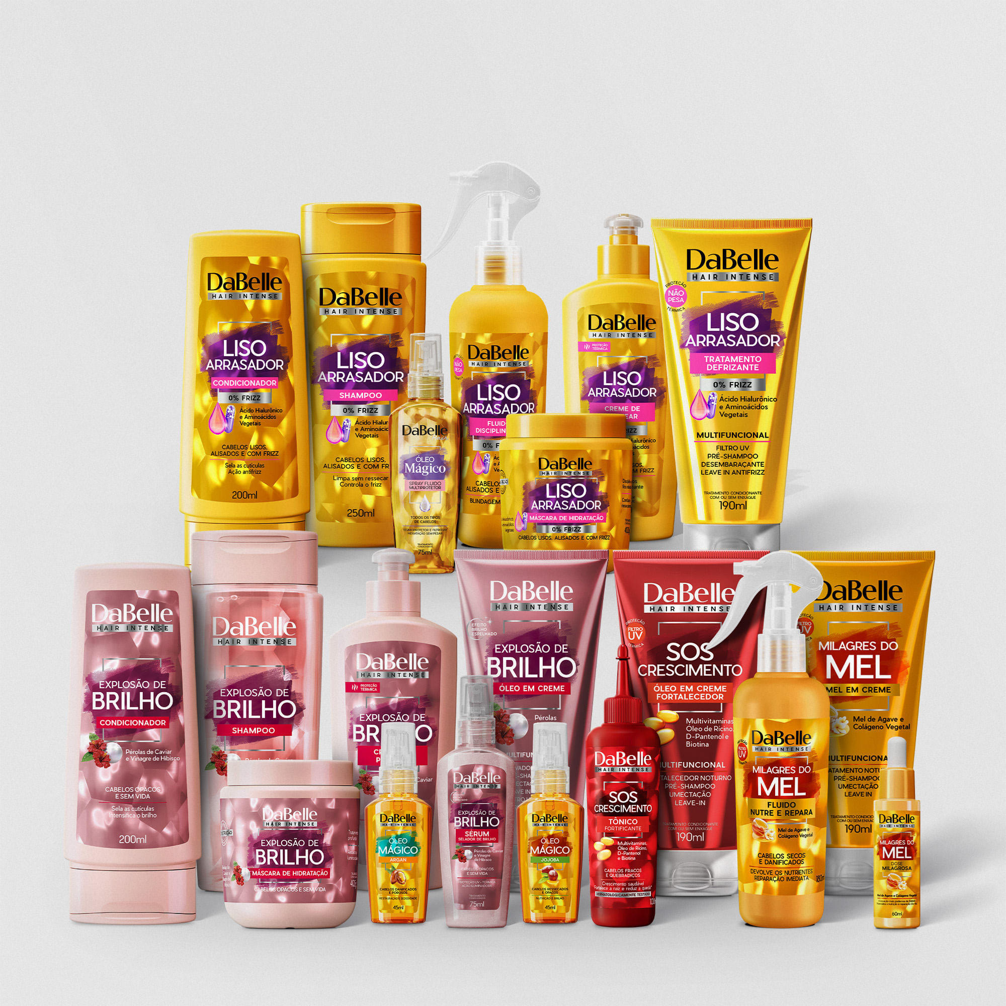 DaBelle-Mega-Kit-19-Produtos---liso--7----brilho--6----tonico-sos---oleo-em-creme-sos---dose-milagrosa---oleo-mel---fluido-me
