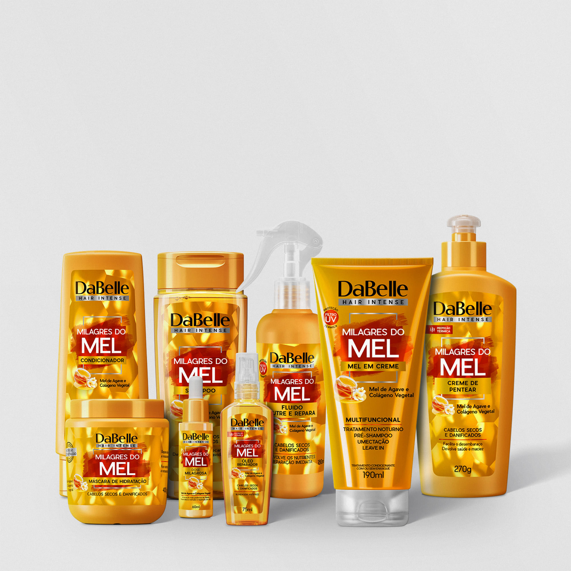 Kits-Milagres-do-Mel-DaBelle---shampoo----condicionador---mascara-400---creme-de-pentear-270---spray-nutri-repara---dose-milagrosa---mel-em-creme---oleo-reparador-mel.jpg
