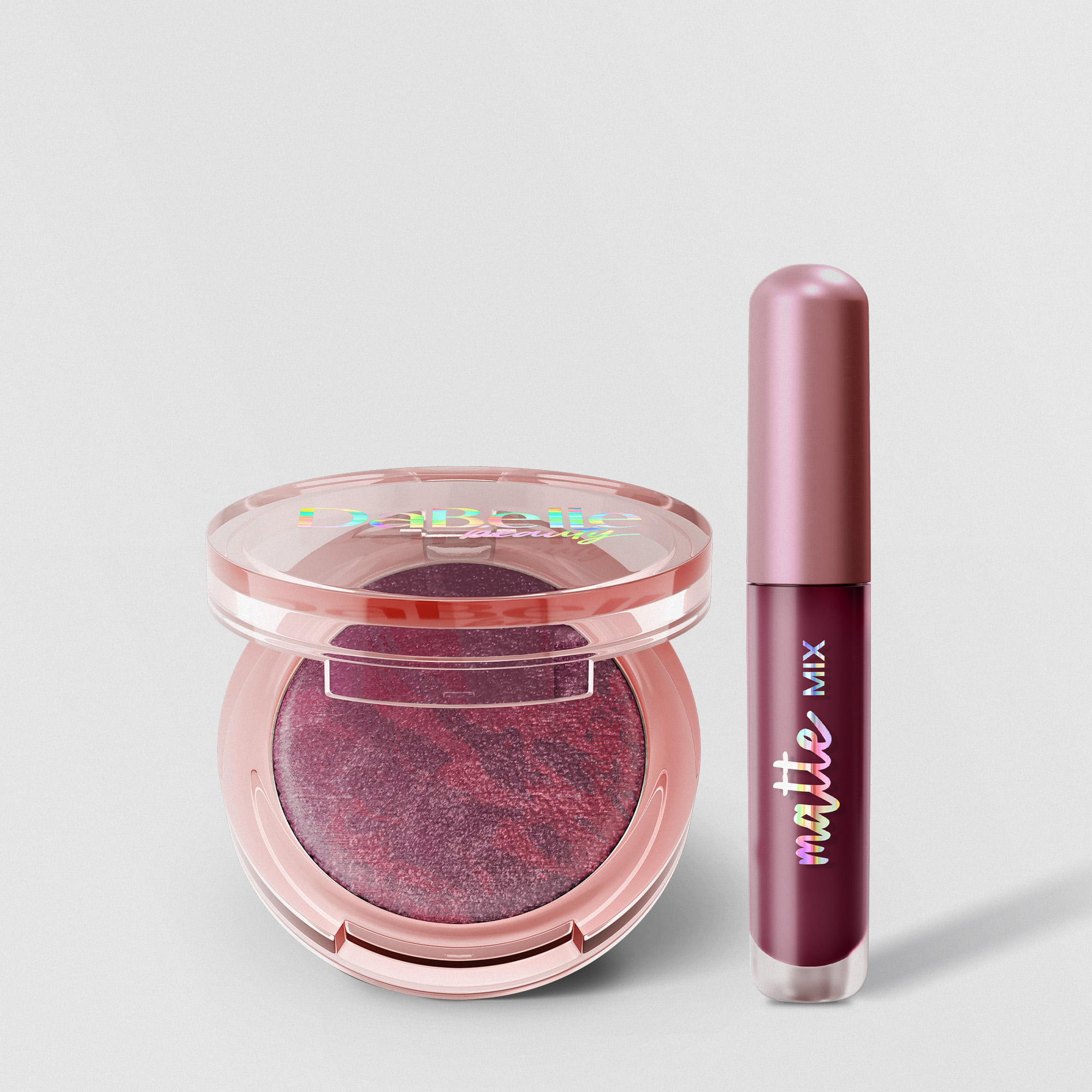 Batom-liquido-matte--Cor-7---Vinho-Poderoso----Blush-Glow-fechado--Cor-4---Candy-Glow